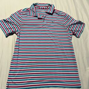 Vineyard Vines Multicolor Striped Golf or Tennis Polo
